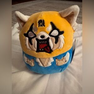 NEW Kellytoy 8 Inch Squishmallow Angry Aggretsuko Rage Face Sanrio Squad